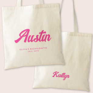 Austin Bachelorette Party Sac fourre-tout personna