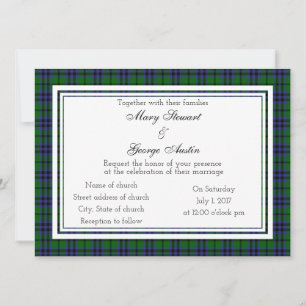Austin Scottish Faire-part de mariage