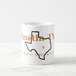 Austin Texas Brûlé Orange Mug