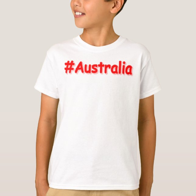 "#Australia" Joli Design. T-shirt Acheter maintena (Devant)