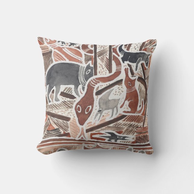 Australian Dreams Mythical Animals Snake Coussin (Recto)