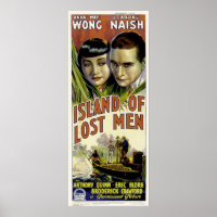 Australian Poster ~ Island of Lost Men ~ 1939 Film