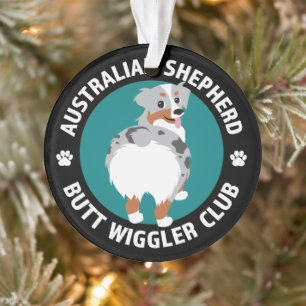 Australian Shepherd Butt Wiggler Club (Blue Merle)