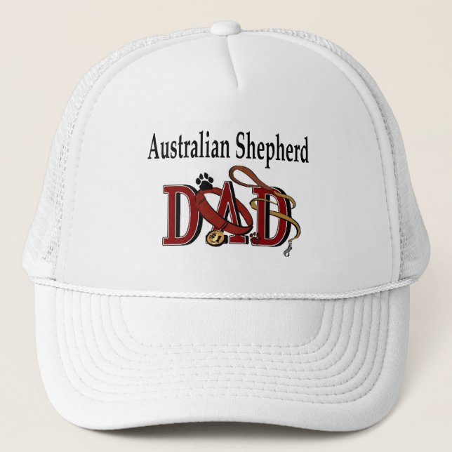 Australian Shepherd papa Casquette (Devant)