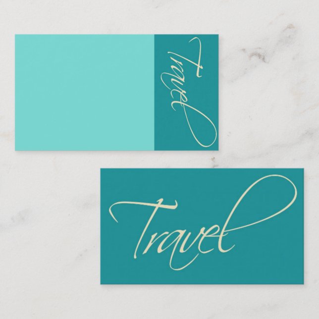 Australie : Carte de visite de voyage (Devant / Derrière)