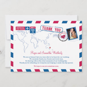 Australie Courrier Mariage Merci