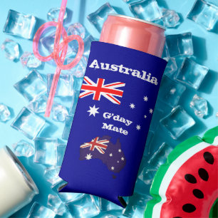 Australie & G'day Mate glacière / Drapeau australi