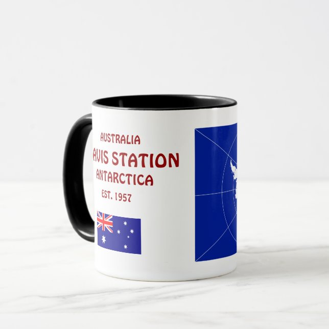 Australie - Mug de la station de Davis Antarctique (Devant gauche)