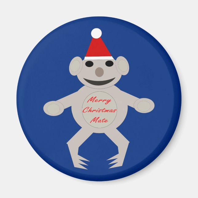 Australie Noël Koala Bear Magnet (Devant)