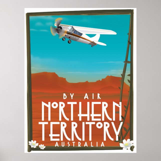 Australie Territoire du Nord affiche des déplaceme (Devant)