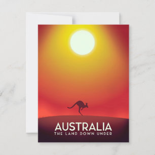Australie "The land down under" tirage de vacances
