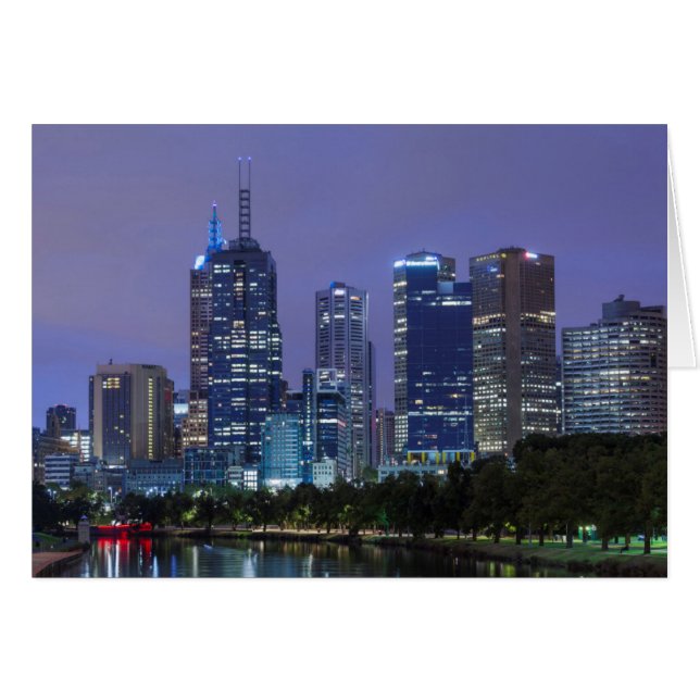 Australie, Victoria, Melbourne, ligne d'horizon le (Devant horizontal)