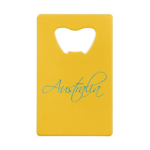 Australie : Voyage Carte de crédit Bottle Opener