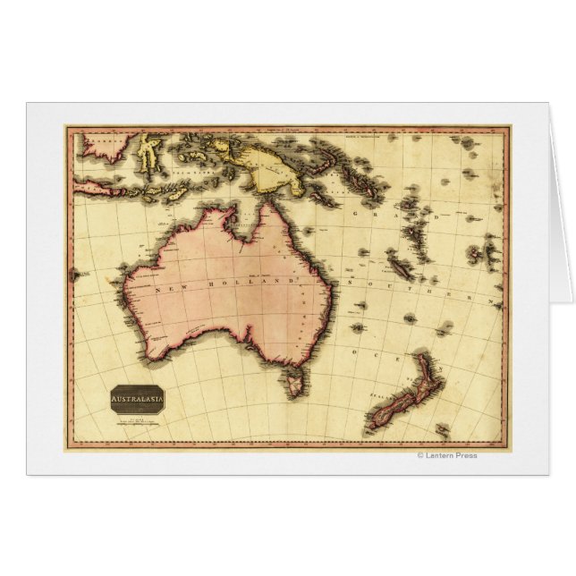 AustralieCarte panoramiqueAustralie (Devant horizontal)
