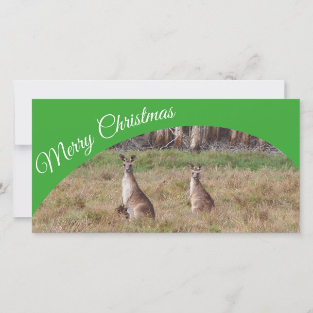 Australien Joyeux carte photo de Noël (Devant)