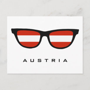 Austria Shades texte personnalisé et carte postale