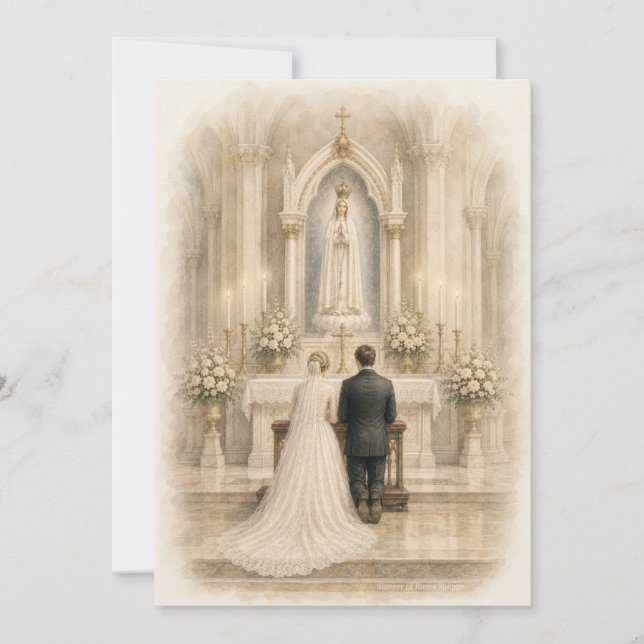 Autel de mariage de Fatima Dévotion mariale (Devant)