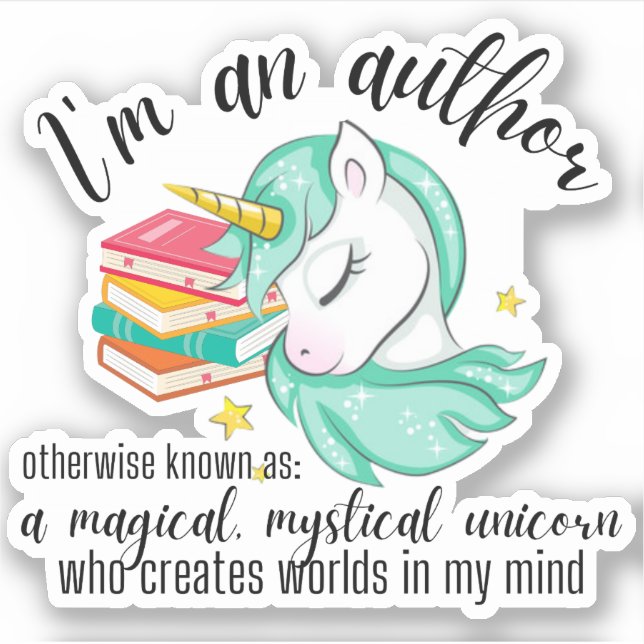 Auteur Unicorn Sticker (Devant)