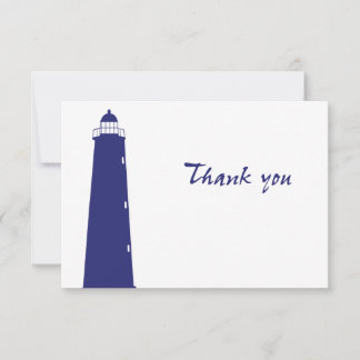 Authentique Carte de remerciements phare