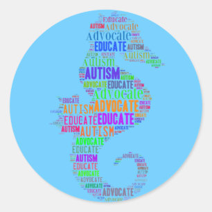 Autism Advocate and Educating Stickers GoTeamKate