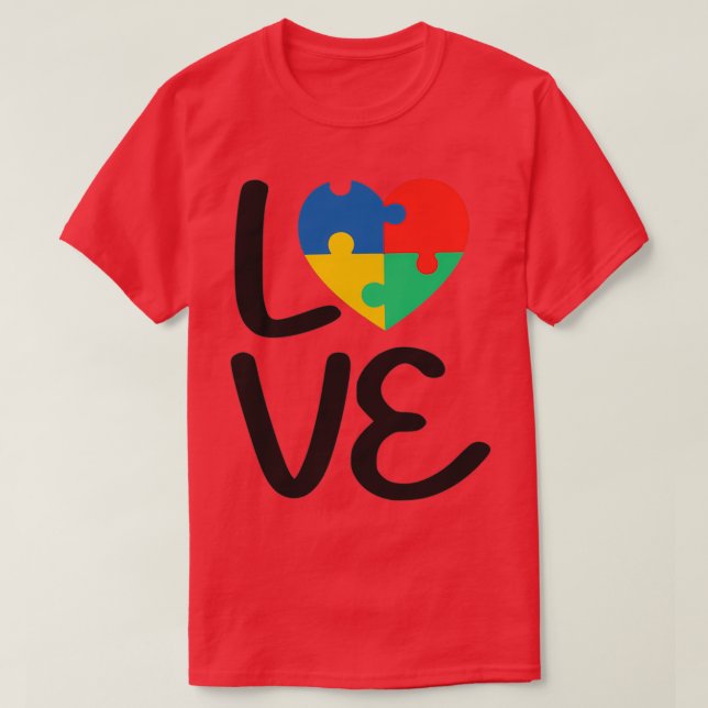Autism LOVE Classic TShirt (Design devant)
