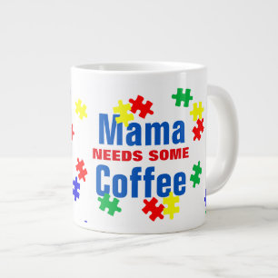 Autism Mama - Jumbo Mug