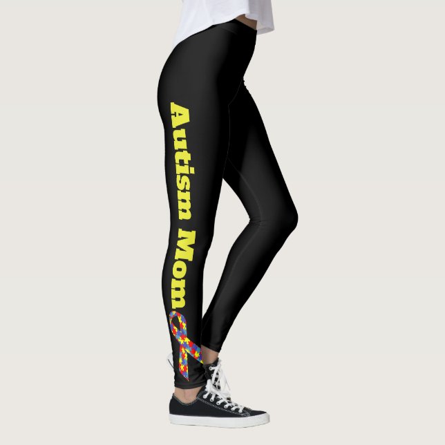 Autism Mom- : Leggings (Droite)