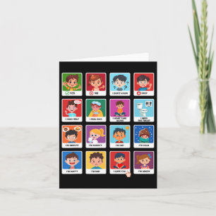 Autisme Cartes De Communication Enfants Émotions D