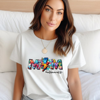 Autisme coloré Puzzle pièces T-shirt