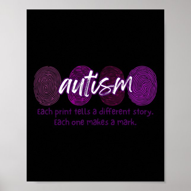 Autisme D'Empreinte Chaque Impression Raconte Une  (Devant)