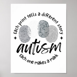 Autisme D'Empreinte Chaque Impression Raconte Une