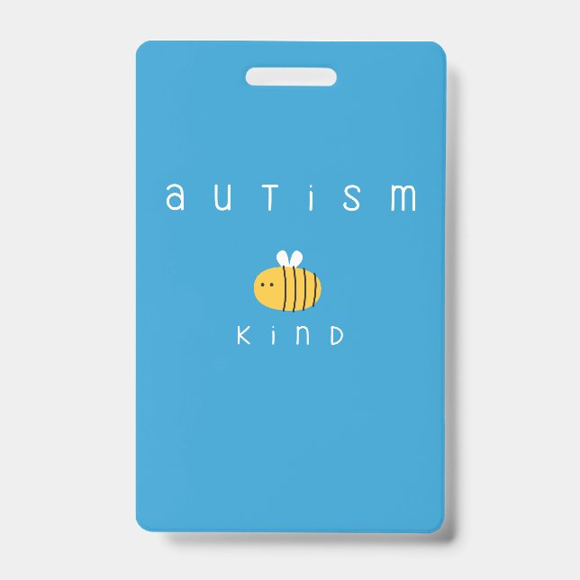 autisme être gentil sensibilisation Badges (Avant)