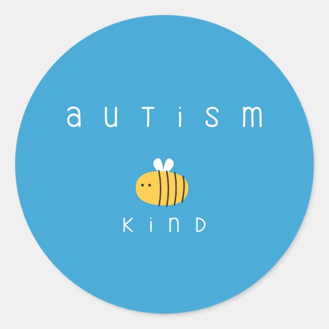 autisme être une bonne conscience Stickers (Devant)