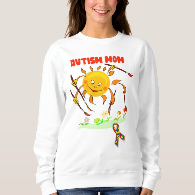 Autisme Maman Sweatshirt de base des femmes (Devant)
