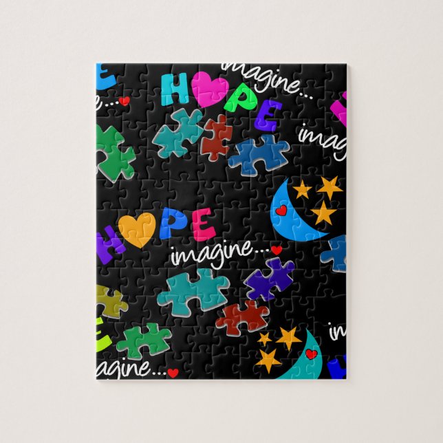 Autisme Puzzle Imagine (Vertical)