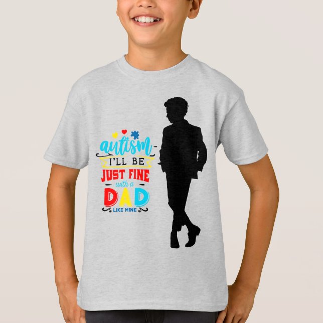Autisme - T-shirt de base pour enfants (Devant)