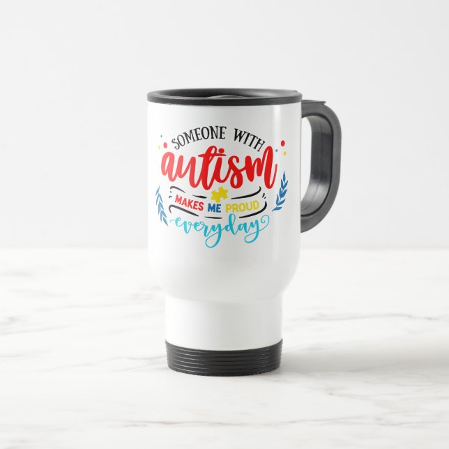 Autisme - Voyage / Mug Commutateur (Devant droit)