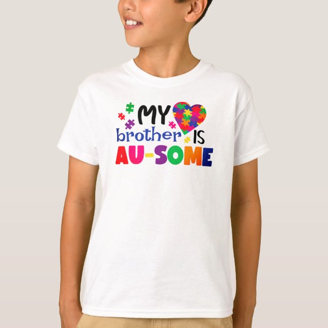 Autistic Basic Hanes Tagless ComfortSoft® T-Shirt (Devant)