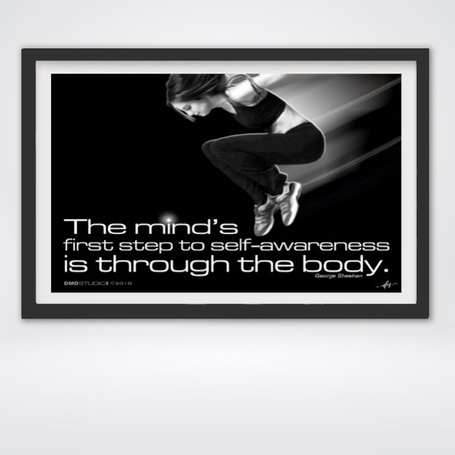 Auto-conscience du corps mental - Art mural inspir (Self-Awreness-Poster)