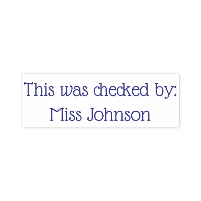 Auto-encreur Ceci a été vérifié par un tampon (Design)