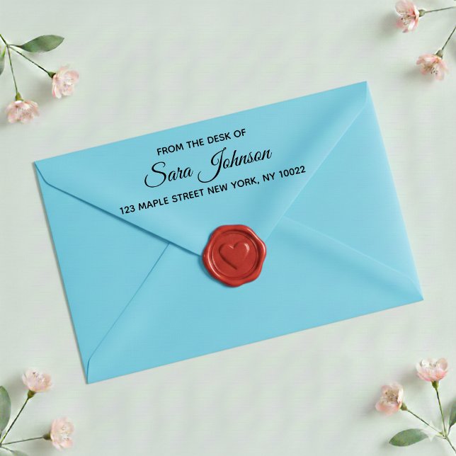 Auto-encreur De la part du tampon personnalisé d'adresse (Créateur téléchargé)