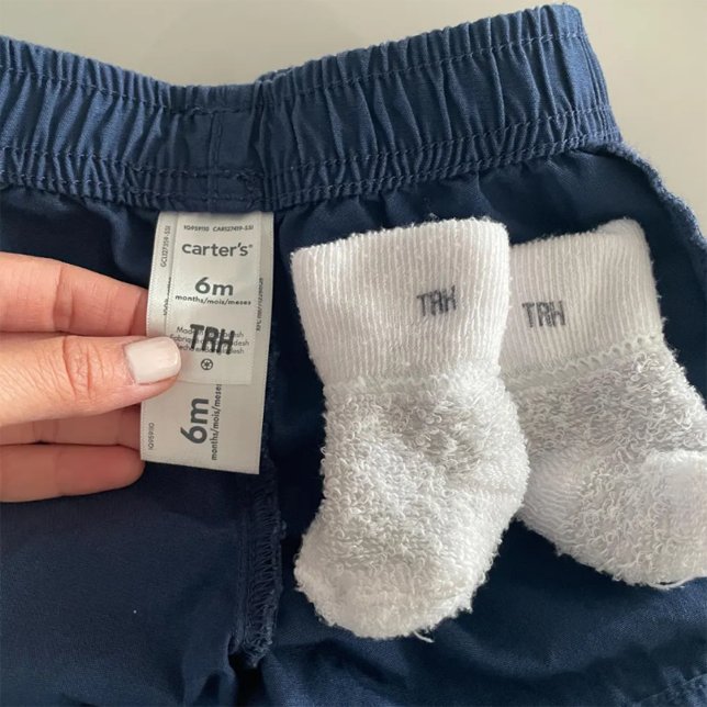 Auto-encreur Tampon à vêtements avec initiales (Créateur téléchargé)