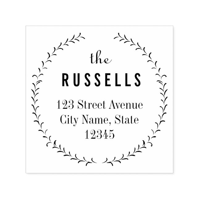 Auto-encreur Tampon en caoutchouc personnalisé de la couronne (Design)