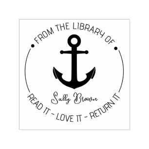 Auto-encreur Tampon livre bibliothèque bibliothèque livre livre