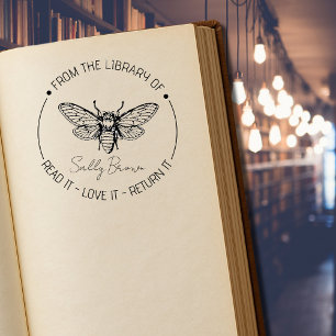Auto-encreur Tampon livre bibliothèque livre livre BEE personna