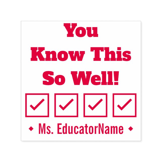 Auto-encreur "Tu Le Sais Si Bien !" Classement du tampon en cao (Design)