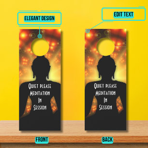 Auto-soin Mindfult Ne pas déranger le signe