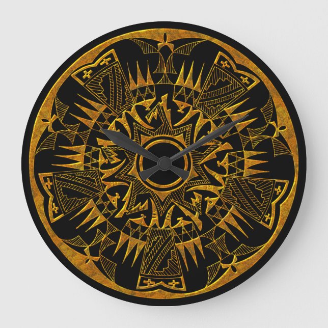 Autochtone américain 1 horloge (Recto)