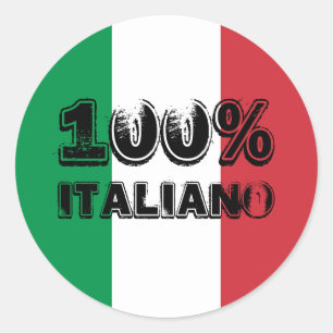 Autocollant 100% Italien