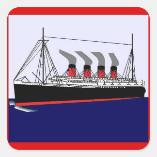 Autocollant 1912 de Paquebot France